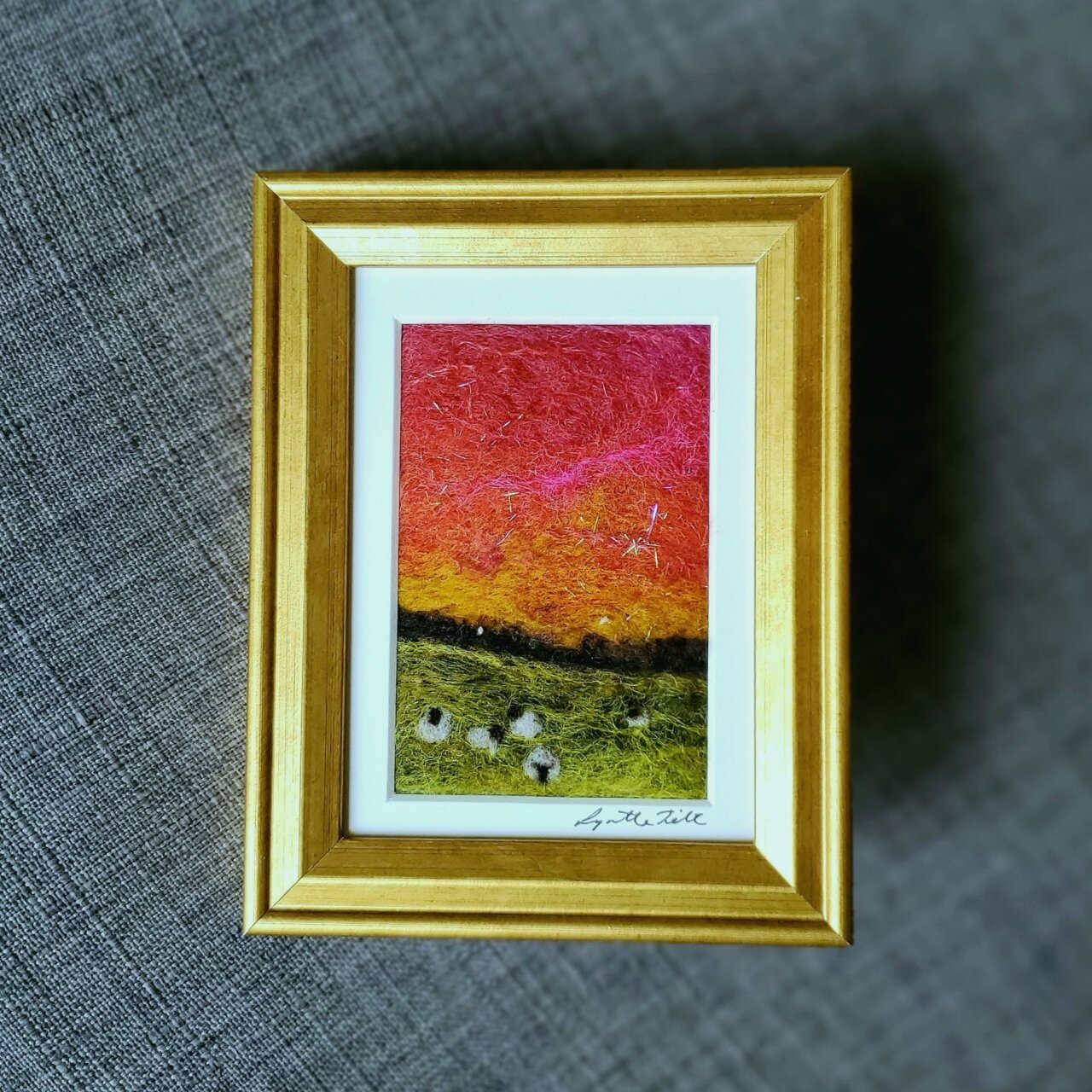 Sunset Sheep | 2″x3″