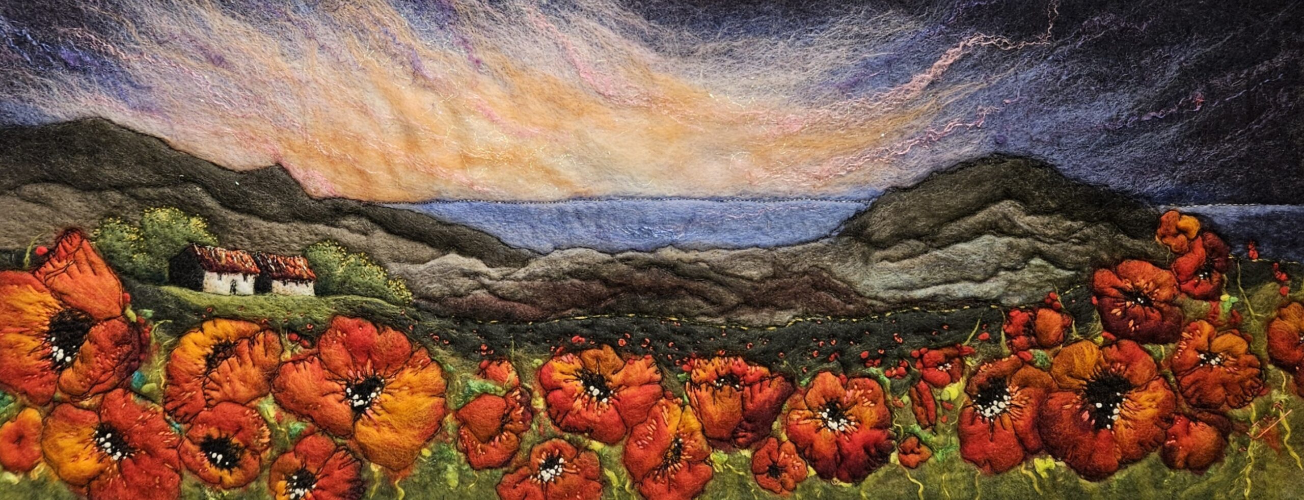 Poppy Coast | 12″x31″ | $975